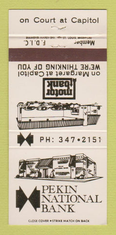 Matchbook Cover - Pekin National Bank IL 30 Strike