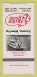 Matchbook Cover - Anchor Room Victoria Wheeling WV 30 Strike