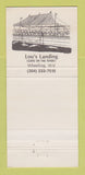 Matchbook Cover - Anchor Room Victoria Wheeling WV 30 Strike