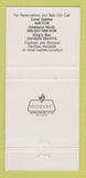 Matchbook Cover - Canton Chinese Restaurant Coral Gables FL 30 Strike