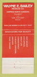 Matchbook Cover - Play Boy Brand Yams Sweet Potatoes Chadbourn NC 30 Strike