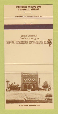 Matchbook Cover - Lydonville National Bank VT 30 Strike