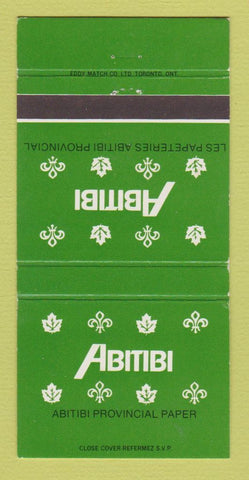 Matchbook Cover - Abitibi Paper Canada WEAR 30 Strike