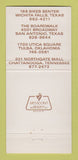 Matchbook Cover - Cardan Jewelery Wichita Falls San Antonio TX Tulsa 30 Strike