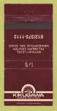 Matchbook Cover - Kikugawa Japanese Restaurant Minneapolis MN 30 Strike