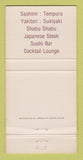 Matchbook Cover - Kikugawa Japanese Restaurant Minneapolis MN 30 Strike