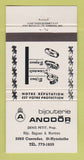 Matchbook Cover - Bijouterie Anodor Jewelry St Hyacinthe QC 30 Strike