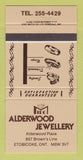 Matchbook Cover - Miro Alderwood Jewelry Etobicoke ON 30 Strike
