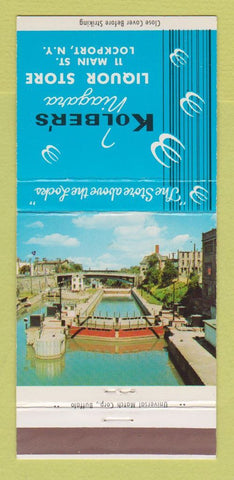 Matchbook Cover - Kolber's Niagara Liquor Store Lockport NY 30 Strike