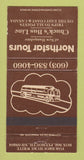 Matchbook Cover - Northstar Tours Chuck's Bus Line Plymouth NH 30 Strike