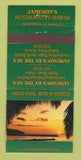 Matchbook Cover - Jameson's Restaurants Knoa Kailua Oahu Hawaii 30 Strike