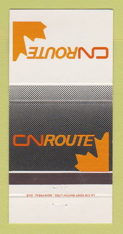 Matchbook Cover - CN Route Railroad Canada 30 Strike