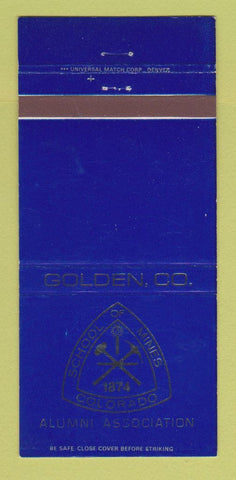 Matchbook Cover - Colorado School of Mines Golden Colorado Alumni 30 Strike