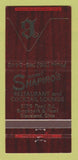 Matchbook Cover - Benny Shapiro's Restaurant Cleveland OH 30 Strike