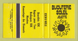 Matchbook Cover - Bijouterie Soleil Joliette QC Jewelry 30 Strike
