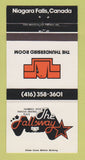 Matchbook Cover - The Fallsway Restaurant Niagara Falls ON 30 Strike