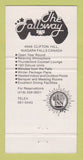Matchbook Cover - The Fallsway Restaurant Niagara Falls ON 30 Strike