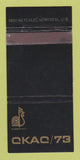 Matchbook Cover - CKAC 74 Montreal QC Radio? 30 Strike