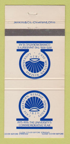 Matchbook Cover - Case Western Reserve University Cleveland OH 1975 30 Strike