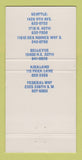 Matchbook Cover Guadalajara Restaurants 1982 Seattle Kirkland WA WEAR 30 Strike