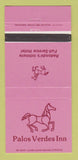 Matchbook Cover - Palos Verdes Inn Redondo Beach CA 30 Strike