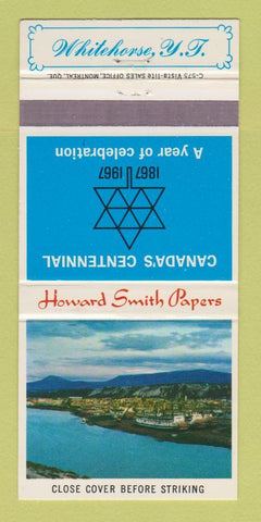 Matchbook Cover - Howard Smith Papers Domtar Canada 1967 30 Strike