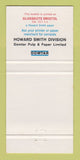 Matchbook Cover - Howard Smith Papers Domtar Canada 1967 30 Strike