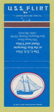 Matchbook Cover - USS Flirt Key Biscayne Hotel FL 30 Strike