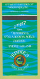 Matchbook Cover - Eddie's Fish Restaurant Vancouver BC 30 Strike