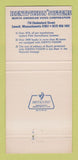 Matchbook Cover - North American Video Corp Lowell MA Surveillance 30 Strike