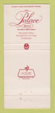Matchbook Cover - The Palace Hotel Philadelphia PA 30 Strike