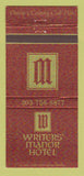 Matchbook Cover - Writers' Manor Hotel Denver Colorado 30 Strike