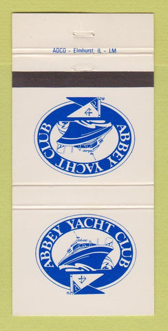Matchbook Cover - Abbey Yacht Club 30 Strike