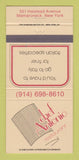 Matchbook Cover - Chef Antonio Restaurant Mamaroneck NY 30 Strike