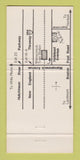 Matchbook Cover - Chef Antonio Restaurant Mamaroneck NY 30 Strike