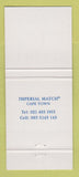 Matchbook Cover - Rovas Rail Africa Railroad? WEAR