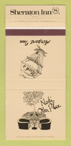 Matchbook Cover - Nick's Airport Inn Sheraton Hotel Hagerstown MD 30 Strike