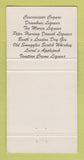 Matchbook Cover - WA Taylor Importers Liquor WEAR 30 Strike