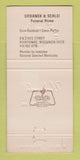 Matchbook Cover - Urbanek & Schlei Funeral Home Manitowoc WI 30 Strike
