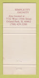 Matchbook Cover - Lawn Funeral Home Burbank IL WEAR 30 Strike