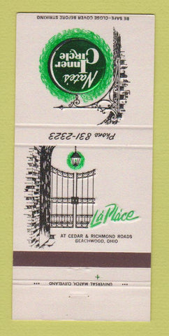 Matchbook Cover - Nate's Inner Circle Beachwood OH 30 Strike