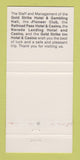 Matchbook Cover - Gold Strike Inn Casino Pioneer Inn Las Vegas NV 30 Strike