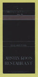 Matchbook Cover - Auston Koo's Restaurant Chicago IL 30 Strike