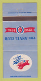 Matchbook Cover - Anvil Club 1976 30 Strike