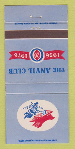 Matchbook Cover - Anvil Club 1976 30 Strike