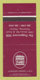 Matchbook Cover - Peppercorn Mill Pickering ON 30 Strike