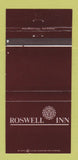 Matchbook Cover - Roswell Inn NM 30 Strike