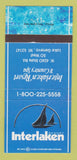 Matchbook Cover - Interlaken Resort Lake Geneva WI 30 Strike