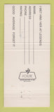 Matchbook Cover - Legends Long Beach CA 30 Strike