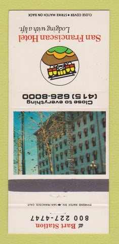 Matchbook Cover - San Franciscan Hotel San Francisco CA 30 Strike